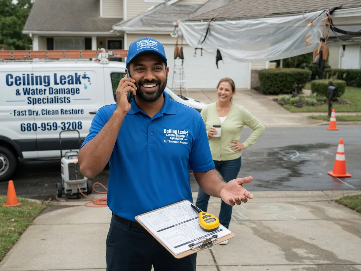 Ceiling Leak Cleanup Kingsville, OH FAQs